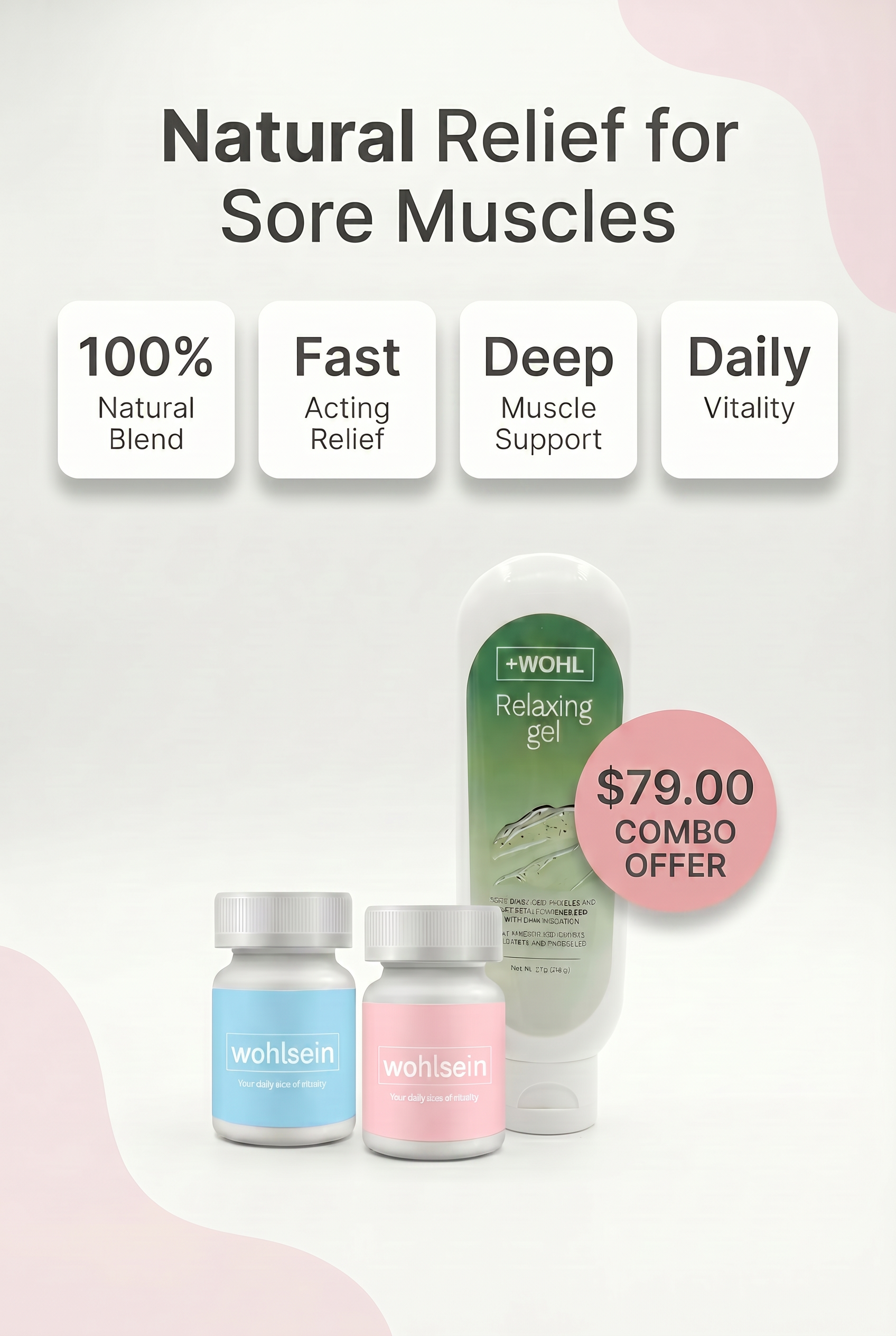 COMBO WOHLSEIN+ +WOHL RELAXING GEL